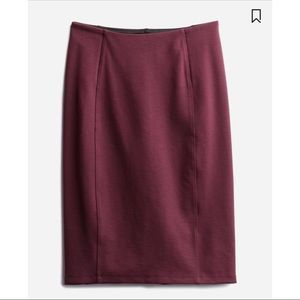 Liverpool Bia Textured Knit Pencil Skirt